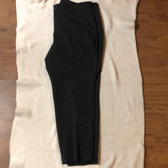 Express Pants - Express Mid Rise Ankle Columnist Pant - Black